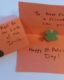 St. patrick's day card craft
