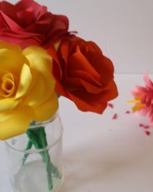 Paper Rose Craft Project